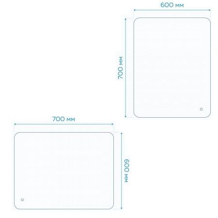 Зеркало с подсветкой Maretti Florenza FL146070P34EL 60х70 подвесное