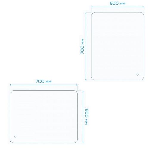 Зеркало с подсветкой Maretti FL146070P34EL 60х70 - фото 3