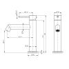 Смеситель Wonzon & Woghand WW-H1063-CR на раковину хром