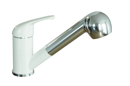 Смеситель для кухни Dr.Gans Соната 319.04L.1223.401 на раковину белый