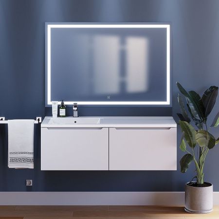 Тумба под раковину Uperwood Tanos 291020263 120х50 подвесная цвет белый