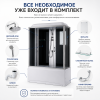 Душевой бокс Taliente  TA-17075G 170х75 стекло тонированное профиль хром