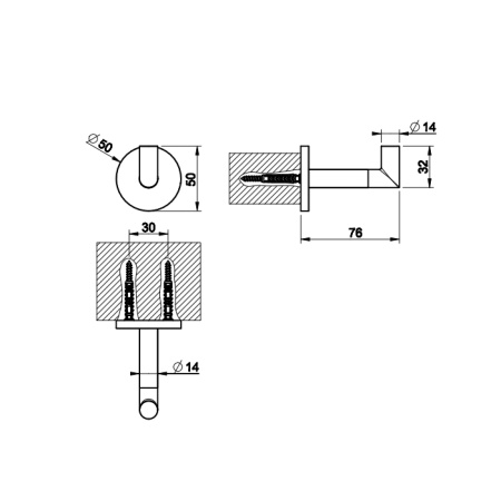 Крючок Gessi Anello 63721#031