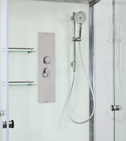 Душевая кабина AvaCan V V2010N 100х100 квадратная без крыши ориентация универсальная