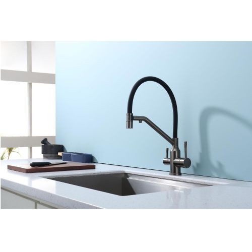 Смеситель для кухни Raglo R81 R81.62.09 на мойку графит - фото 5