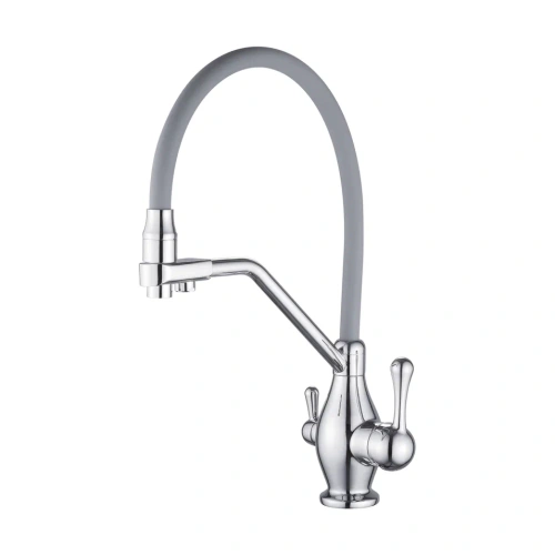 Смеситель для кухни Rose R858 на мойку хром - фото 2