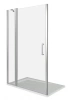 Душевая перегородка Good Door FANTASY ФА00035 100х185 стекло прозрачное профиль хром