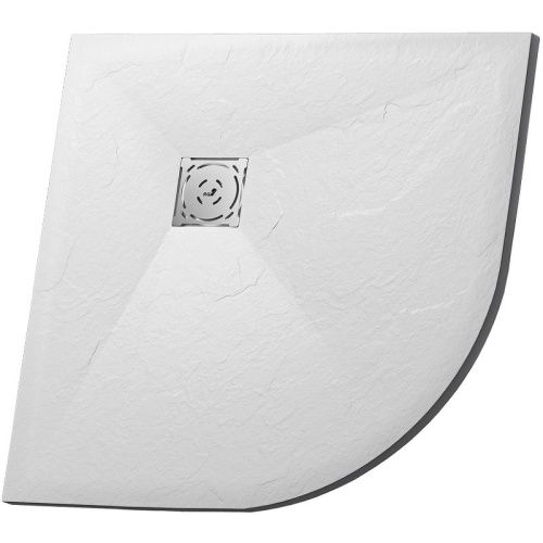 Душевой поддон RGW Stone Tray 16153099-01 90х90 искусственный камень белый без ножек - фото 2