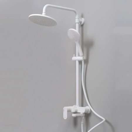 Душевая стойка Wasserkraft Mindel BK18501WM настенная цвет белый