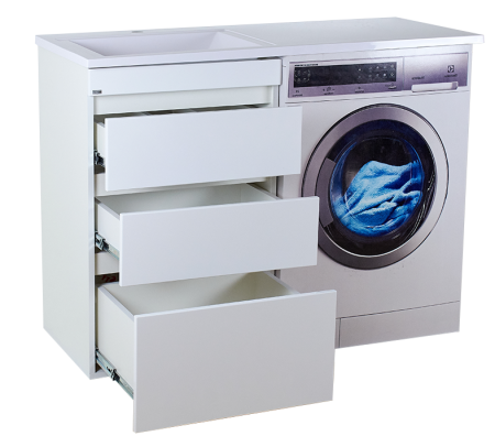 Тумба под раковину Misty Фостер Э-Фос01055-01Н3Я 60х50 напольная цвет белый