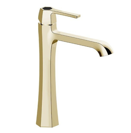 Смеситель Cisal Chérie CH0035447C на раковину/столешницу золото/черный матовый