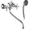 Смеситель для ванны и душа Haiba HB2208 настенный хром