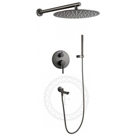 Душевая система Filarete FL1020BG встраиваемая в стену цвет серый