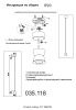 Светильник подвесной Crystal Lux CLT 066 CLT 066C80 BL