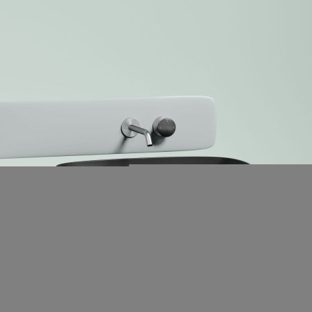 Раковина из сантехнического фарфора Ceramica Nova ELEMENT CN6049MB 60х40 накладная цвет черный без отверстий под смеситель