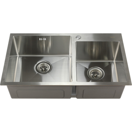Кухонная мойка Melana ProfLine S8045H сатин 80х45 цвет сатин поверхность матовая