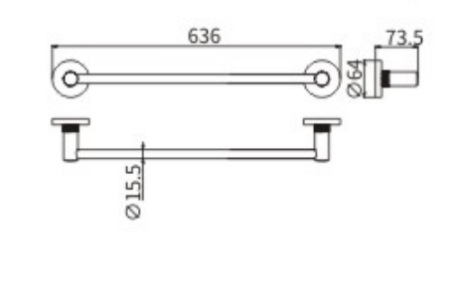 Полотенцедержатель CeramaLux Antica 61208-1