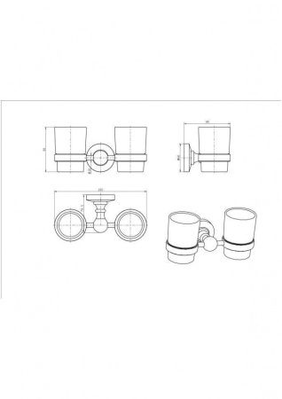 Стакан CeramaLux BIANCO 51303