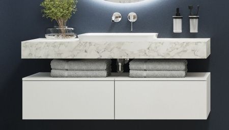 Столешница Velvex UNIT st.UNI.120-630 120х50 подвесная цвет белый