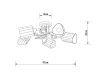 Люстра потолочная Arte Lamp Glamore (Гламоре) A5076PL-5BK
