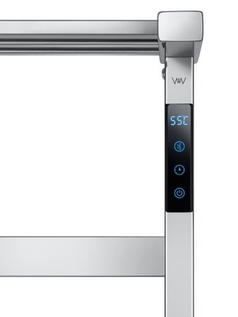 Полотенцесушитель электрический Wonzon & Woghand Frankfurt WW-A1026-CR 50х65 хром