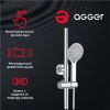Душевая стойка Agger Thermo A2451200 настенная цвет хром с термостатом