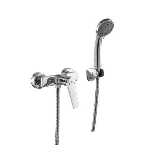 Смеситель для ванны и душа Fashun A2086 настенный хром - фото 2