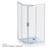 Душевой уголок Am.Pm Gem W90G-401-100WT 100х100 стекло прозрачное профиль хром без поддона