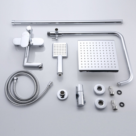 Душевая стойка Bond Cube B01-9400 настенная цвет хром глянцевый