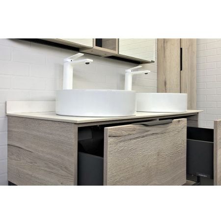 Тумба с раковиной Comforty Порто 00-00008910CF 120х50 подвесная цвет серый