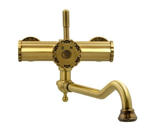 Смеситель для раковины Bronze de Luxe WINDSOR 10111 настенный бронза - фото 4