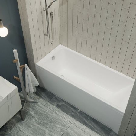 Ванна акриловая 1ACReal Тори Щ0000042930 150х70 пристенная прямоугольная без ножек и каркаса