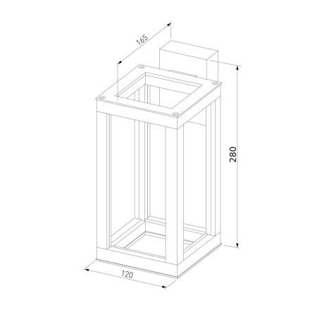 Уличный настенный светильник Elektrostandard Frame (Фраме) 4690389219108