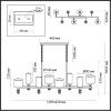 Люстра подвесная Odeon Light Saga (Сага) 5088/8A