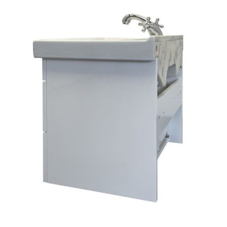 Тумба с раковиной Comforty Никосия 00-00011161CF 60х40 подвесная цвет белый