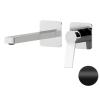 Смеситель для раковины Remer Slash & Dot SL15PLNO встраиваемый в стену черный