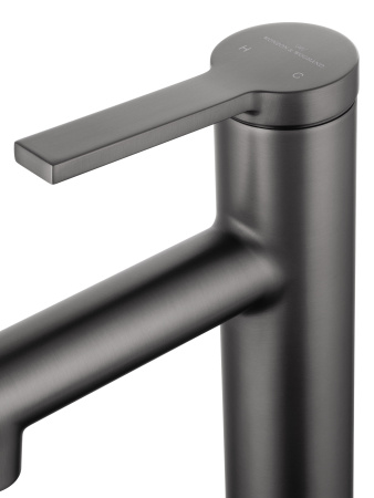 Смеситель Wonzon & Woghand WW-H1017-BGG на раковину графит