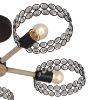 Люстра на штанге Escada Banjo (БанДжо) 679/5P Black