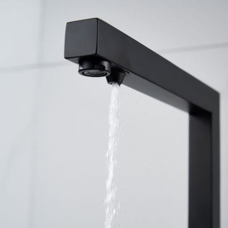 Смеситель для кухни Shevanik S148H на мойку черный