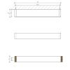 Полотенцедержатель Decor Walther Brick 0590100