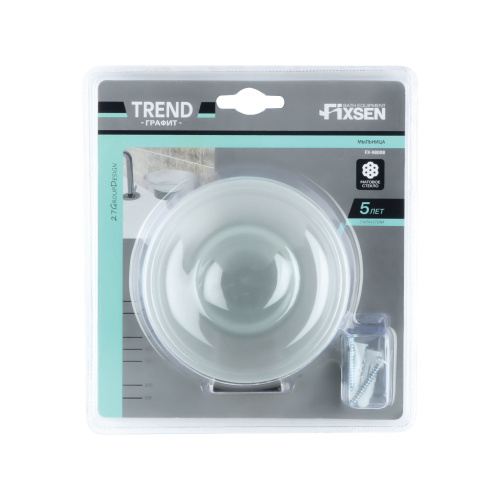 Мыльница Fixsen Trend graphite FX-98008 - фото 2