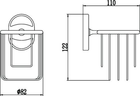 Держатель освежителя воздуха Savol S-007033-1
