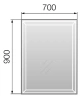 Зеркало с подсветкой 1MarKa Classic 2 У52205 70х90 подвесное