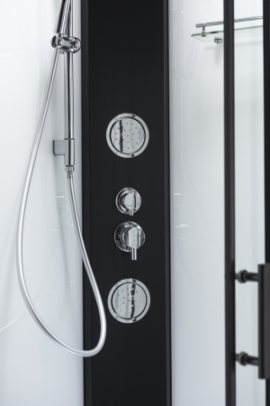 Душевая кабина Taliente TA-100CB 100х100 четверть круга без крыши ориентация универсальная