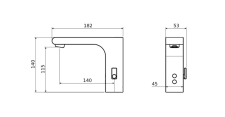 Смеситель Aquatek Лира AQ5410CR на раковину хром без термостата