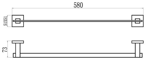 Полотенцедержатель Savol S-06524C - фото 3