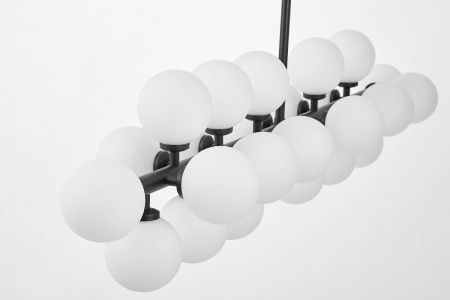 Люстра на штанге Lumina Deco Marsiada (Марсиада) LDP 6033-24 BK