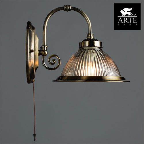 Бра Arte Lamp American Diner (Америцан Динер) A9366AP-1AB - фото 3