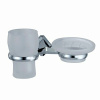 Стакан с мыльницей WasserKRAFT 1126 Стакан с мыльницей WasserKRAFT 1126