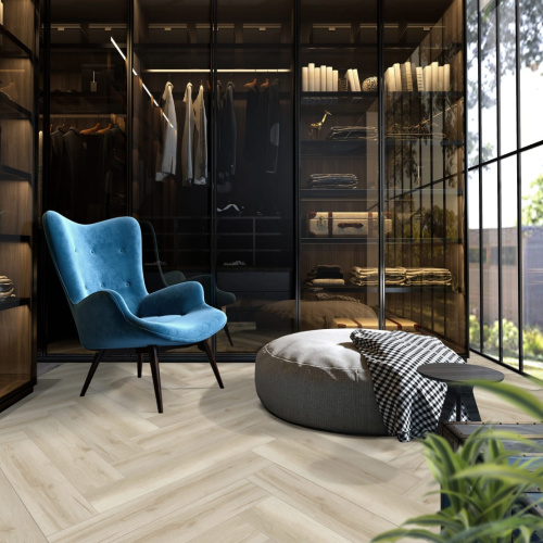 SPC ламинат CronaFloor Herringbone 2.0 Дуб Гавр H013 Т092549 толщина 0,45 см 42 класс 640х128 - фото 2